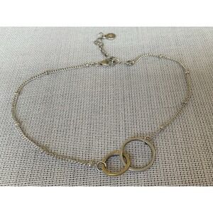 Silpada 925 Sterling Silver interlocking circles ankle bracelet